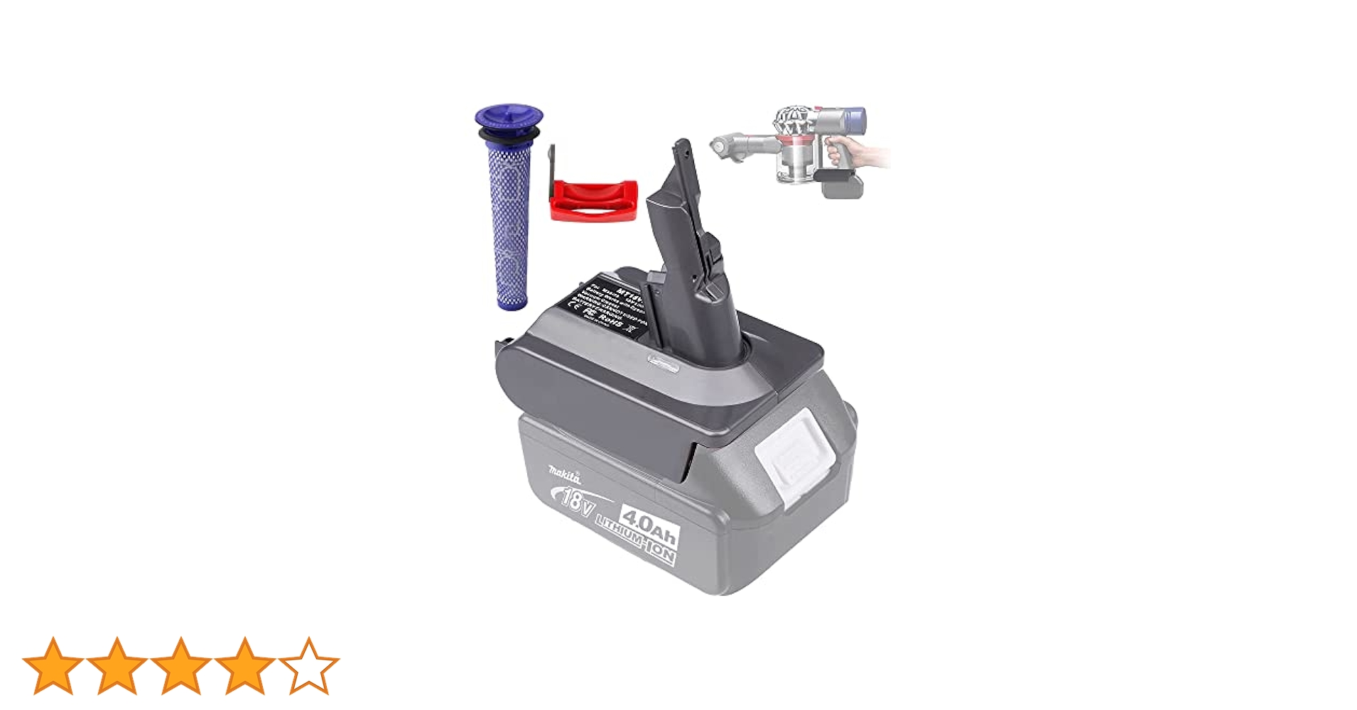 Amazon.co.jp: ダイソンV7バッテリーアダプター マキタ18V